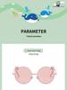 Korean Sweet Flower Style Children's Metal Sunglasses: Fashionable Beach & Photography Accessories