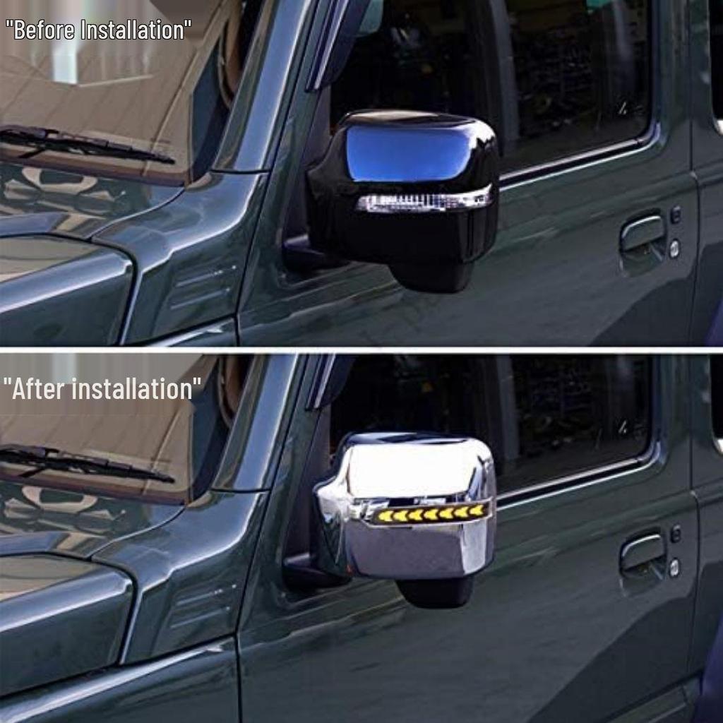 Sekwencyjny kierunkowskaz boczny dla Suzuki Jimny 2018+ (3- i 5-drzwiowe) - Biało żółty