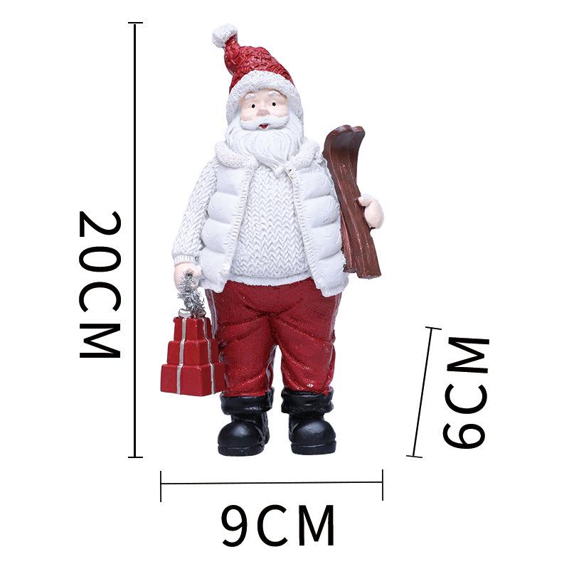 

Christmas Gift, Santa Claus Bag Carrying Tree Ornament, Christmas Gift, Gift, Resin Ornament, 20 * 9cm