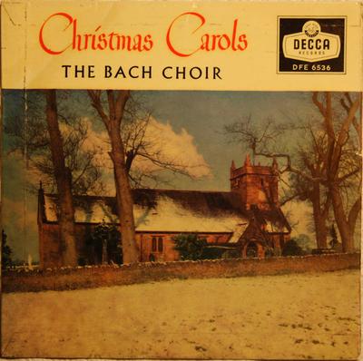 7inch Record BACH CHOIR - Christmas Carols DFE6536 Decca 1959 UK Classical Used