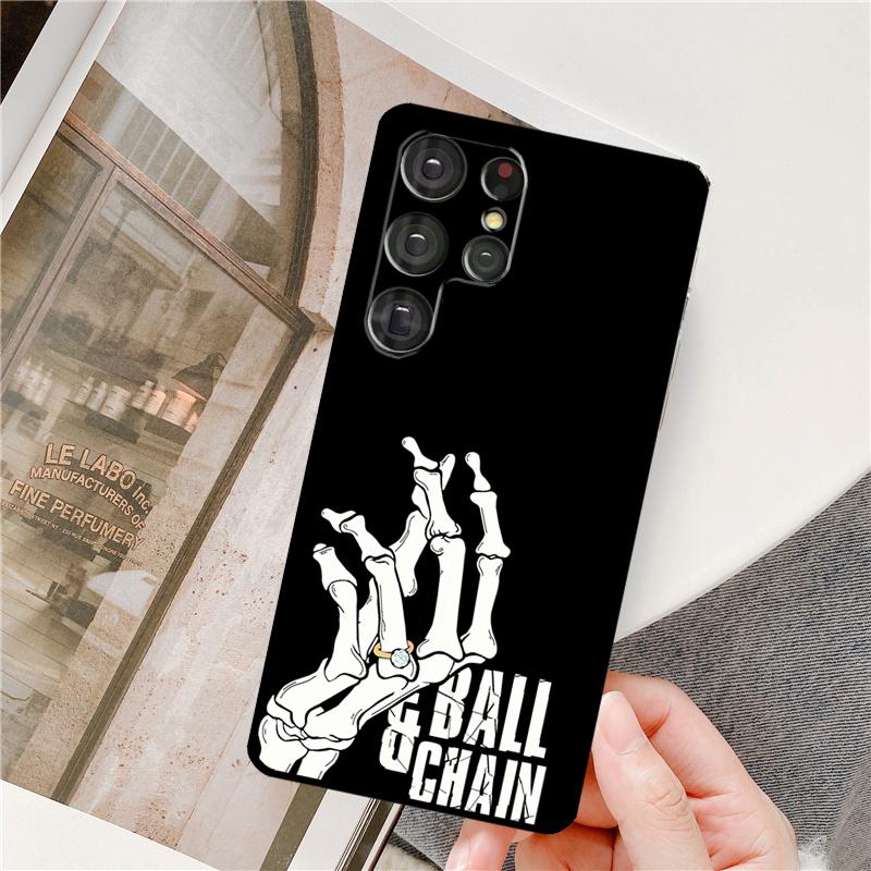 Skelett Totenkopf Kunst Handyhülle Für Samsung Galaxy S24 Ultra S9 S10 S20 S22 S21 Plus S23 FE S25 Ultra Vollabdeckung
