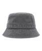 Luoeseupaeg Oversized Washed Line Bucket Hat (Gray)