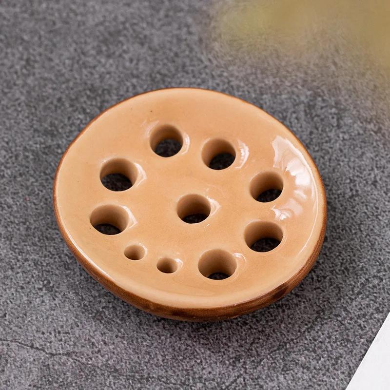 Ceramic Chopstick Holder Japanese Chopsticks Rest Vegetable Fruits Shape Fork Shelf Stand Kitchen Tableware Dining Table Decor
