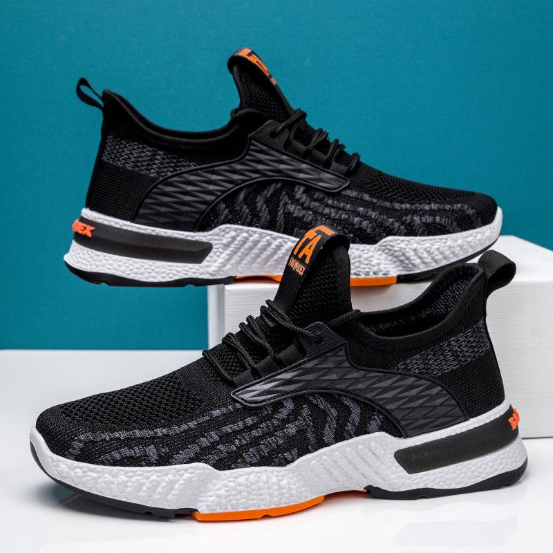 Men's Summer Strictly Selected Trendy Shoes for Men and Women of The Same Style Lightweight Flying Woven Breathable Casual Shoes Men's Shoes