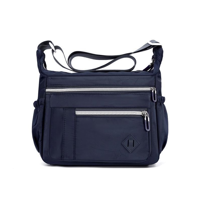 Simple Shoulder Bag Summer New Multi-compartment Nylon Cloth Crossbody Bag Casual Lightweight Large Capacity Medium Mom Bag