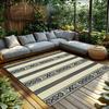 Area Rug Vintage Persian Style Non Slip Washable Floor Mat Living Room Bedroom Decor Home Accent Carpet Bohemian Chic Modern Far