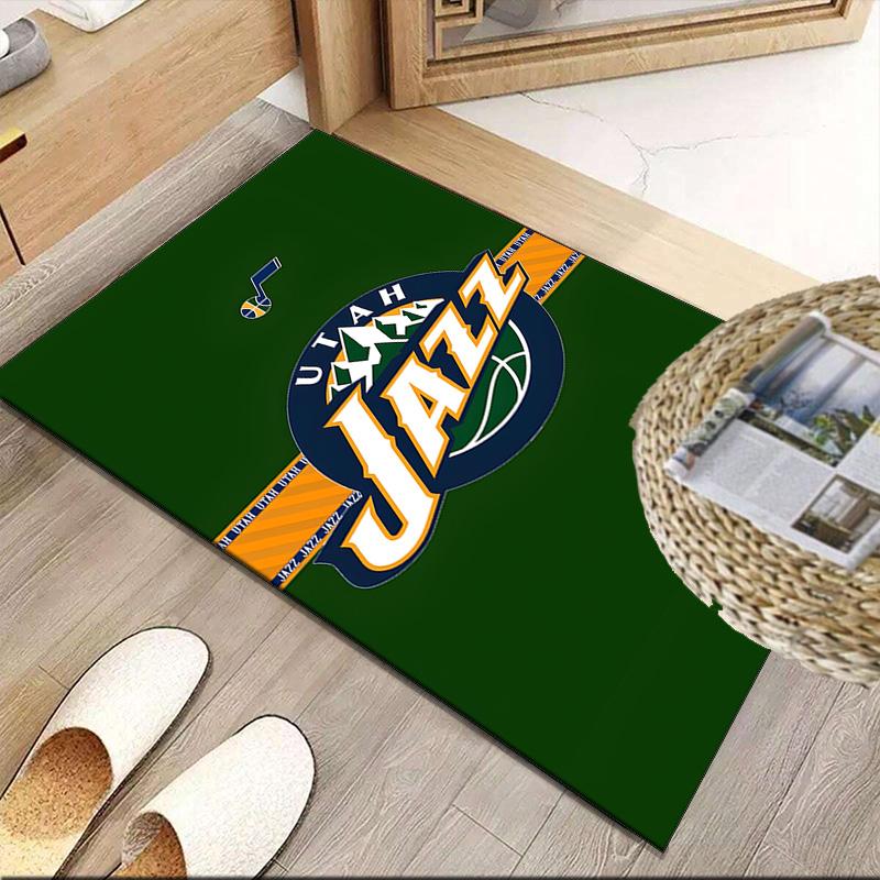 Jazz Basketball Team  Carpet, Kitchen Rugs, Yoga Mat, Non-Slip Mats, Rug for Bathroom, Living Room bedroom, Camping Rugs Christmas Gift