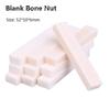 Guitar Nut Professional Bovine Bone Guitar Bridge Nut Replacement Guitar Bridge Nut Mandolin Musical Instrument Parts