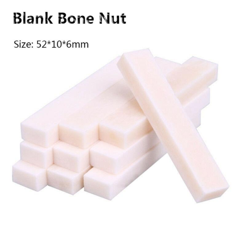 Guitar Nut Professional Bovine Bone Guitar Bridge Nut Replacement Guitar Bridge Nut Mandolin Musical Instrument Parts