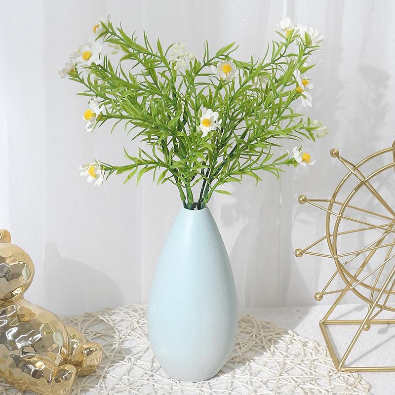 15Head Artificial Daisy Bouquet Living Room Dining Table Decoration Room Decoration Bridal Wedding Decor Party Festival Accessor