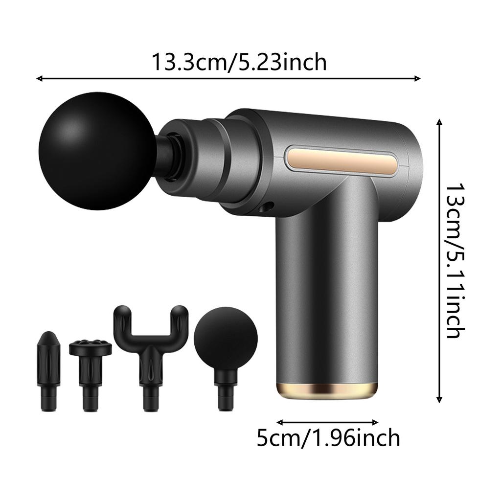 Mini Fascia Massage Gun Powerful Mini Deep Tissue Massage Gun for Muscle Recovery & Pain Relief