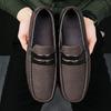 Spring teen British solid color simple Doudou shoes Korean version trendy foot cover fashion large size one pedal casual shoes