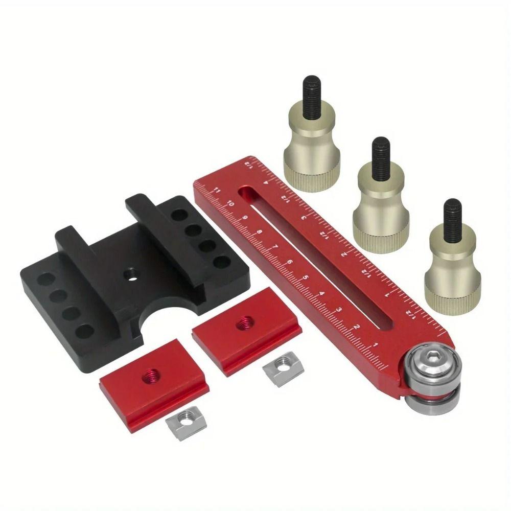 With Roller Woodworking Thin Rip Jig Precise Cutting Auxiliary Tools Milling Machines