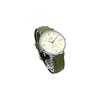 Casio LTP-VT03L-3B Analog Quartz Women's Watch Cream Green Leather Band Imported Model
