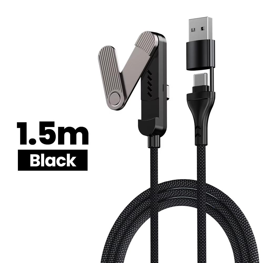 Rotatable Holder 65W USB C Cable Fast Charging PD Fast Charging Cable Phone Support