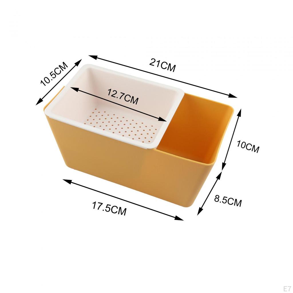 Food Storage Organizer Creative Dried Fruit Plate Double Layer for Living Room Dining Table