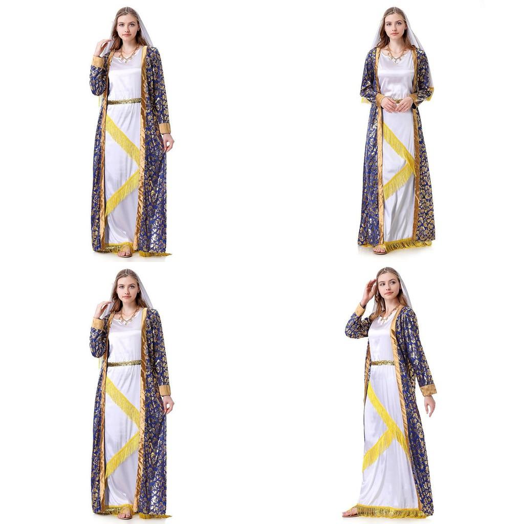 Halloween Dubai Costume Dress Polyester Fabric With Fantasy Theme For Women