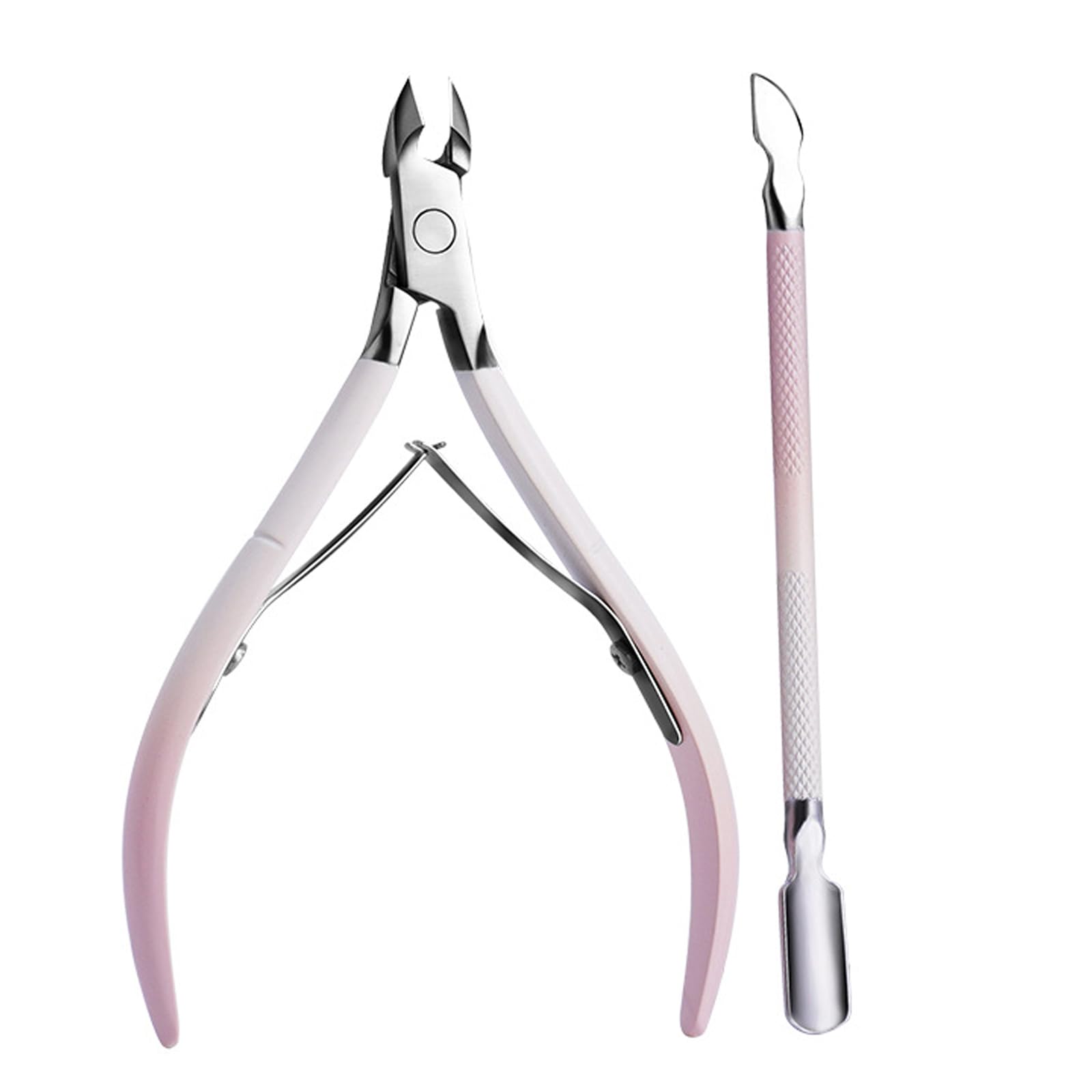

Akkerds Cuticle Cuticle Nail Clipper for Cuticle Nail Stainless Steel Nipper, Nipper, Hangnails, Care, Pusher, Beauty, розовый