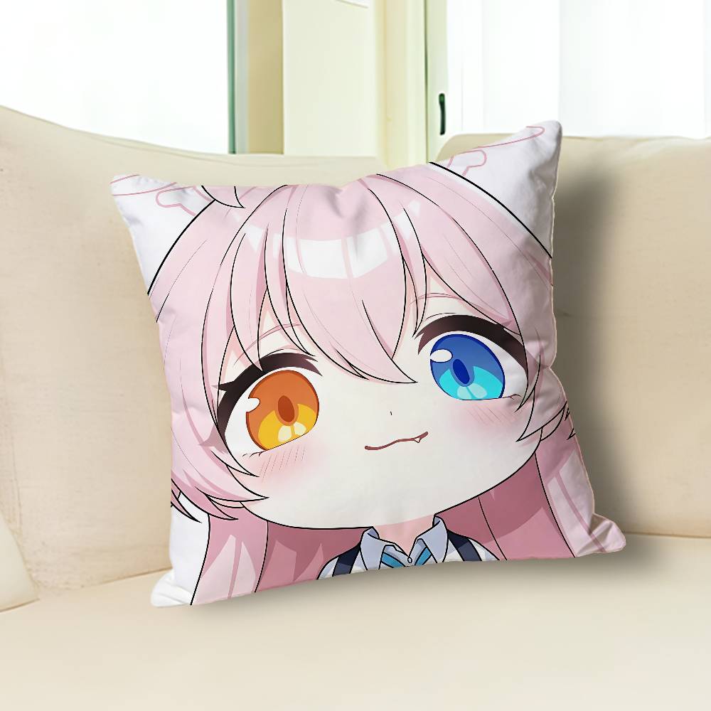 Cute T-Takanashi H-Hoshino Blue Print Pillow Case Aesthetic Bedroom Decor 30x30 40x40 45x45 50x50 60x60 65x65cm