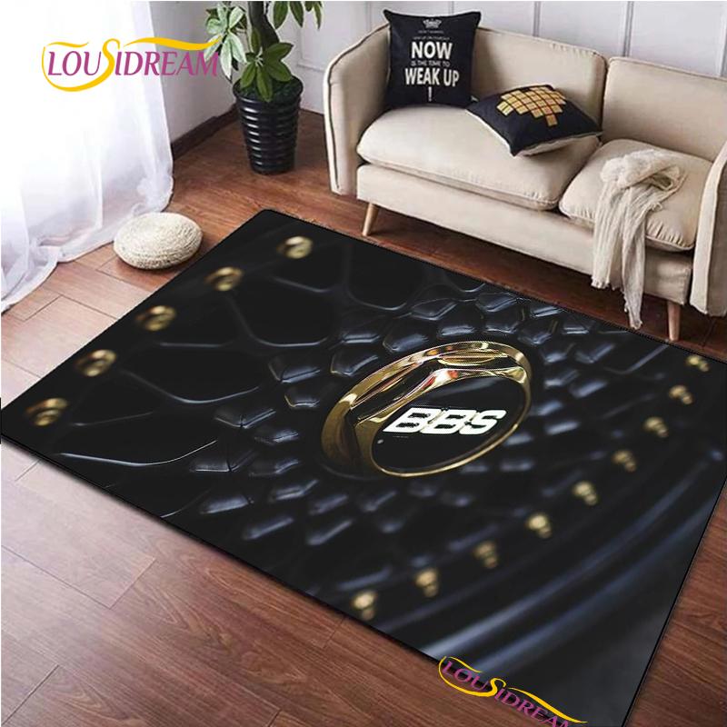 BBS Racer 3D Printed Carpet Children Play Carpet Living Room Bedroom Non-slip Carpet Photography Props Birthday Gift Alfombra