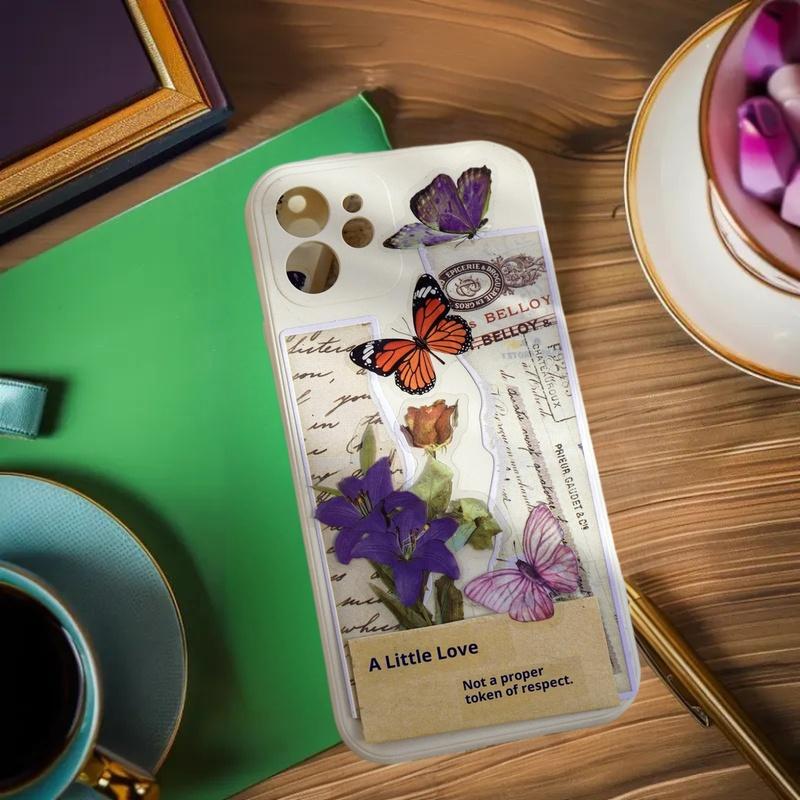 Butterfly Series Waterproof PET Stickers Pack of 40; Suitable for Art Collage & DIY Scrapbooking.