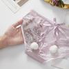 Low Waist Underwear for Women Bowknot Lace Underpants Breathable Lace Panties  Valentine's Day Gift