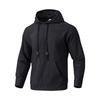 Men S Linen Cotton Blend Hooded Sweatshirt Loose Fit Casual Autumn Top