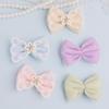 Sewing Decor Lace Mesh Bowknot Wedding Decoration Flower Bow Applique  Children's Pantyhose