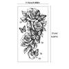6 Sheets/set Tattoo Sticker Temporary Tattoo Small Full Arm Halloween Half Arm Animal Flower  Accessories