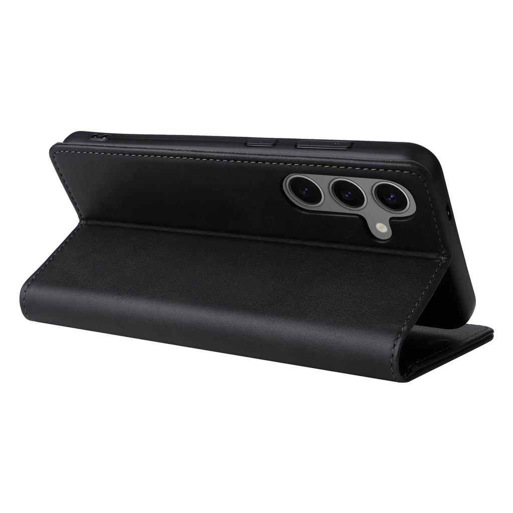 For Samsung Galaxy S25/S24 Leather Case RFID Blocking Wallet Cover Magnetic Closing