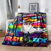 Roblox 301 Coperta Calda Decorativa Perfetta per Biancheria da Letto Picnic Ufficio per Tutte le Stagioni Calda Decorazione Regalo Perfetto per Parenti e Amici