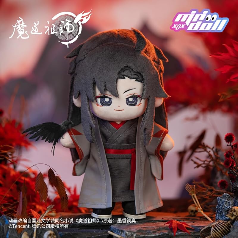 Anime “Madousoshi” Yiling Old Ancestor Ver. stuffed animal 20cm Wei Wuxian character doll Dress up cute doll Official goods