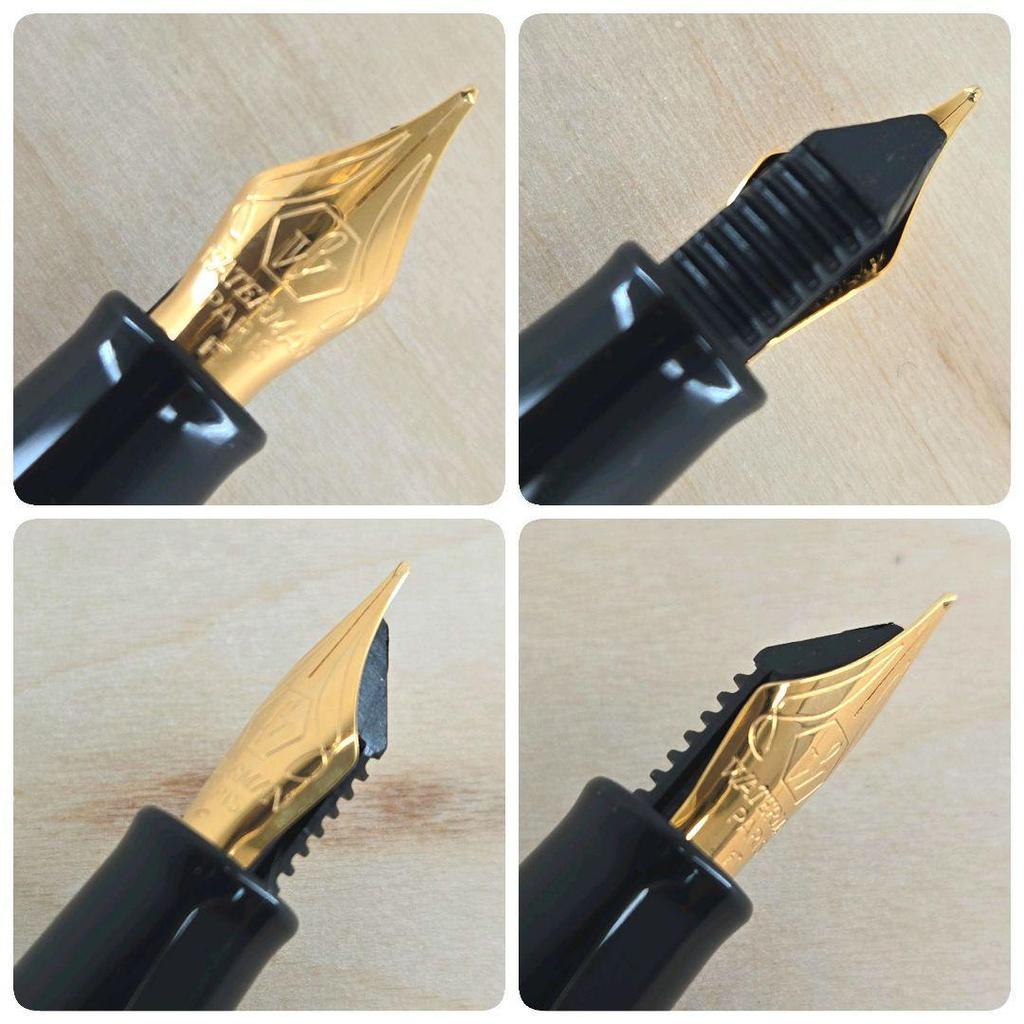 Used WATERMAN Fountain Pen Black Gold