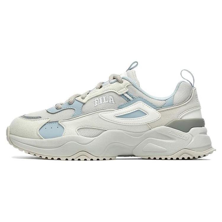 FILA Rayflide Textile, Synthetic Leather Abrasion Resistant Low top Casual Shoes Women s Multiple Mist Gray F12W242121FMV 37.5