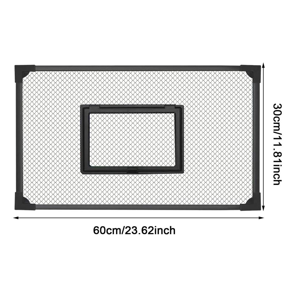 Mesh Magnetic Fish Tank Lid Cover Kit Self Assembly Anti Jump Net Fish Tank Top Cover for Fish Aquarium Supplies