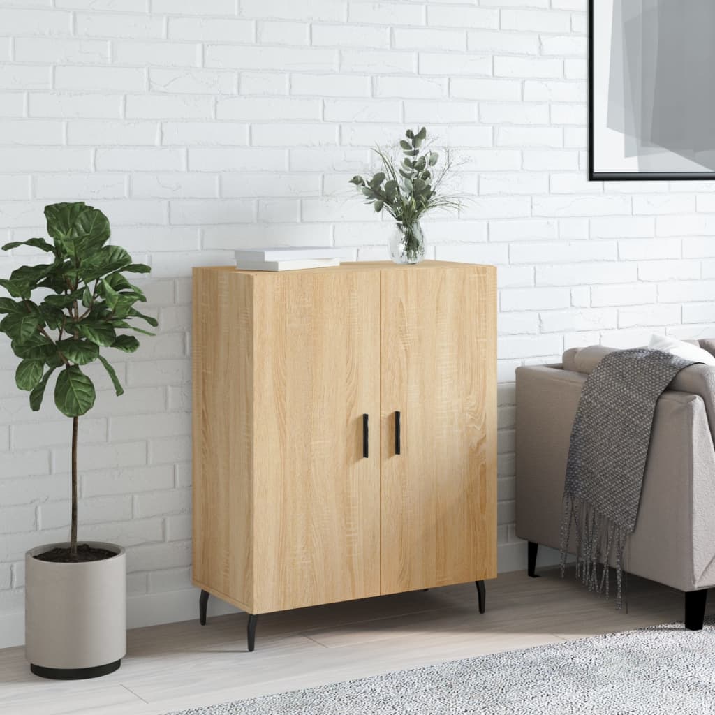 Vidaxl Cabinet, Sonoma Oak, 69.5X34X90 Cm, Wood-Based Material