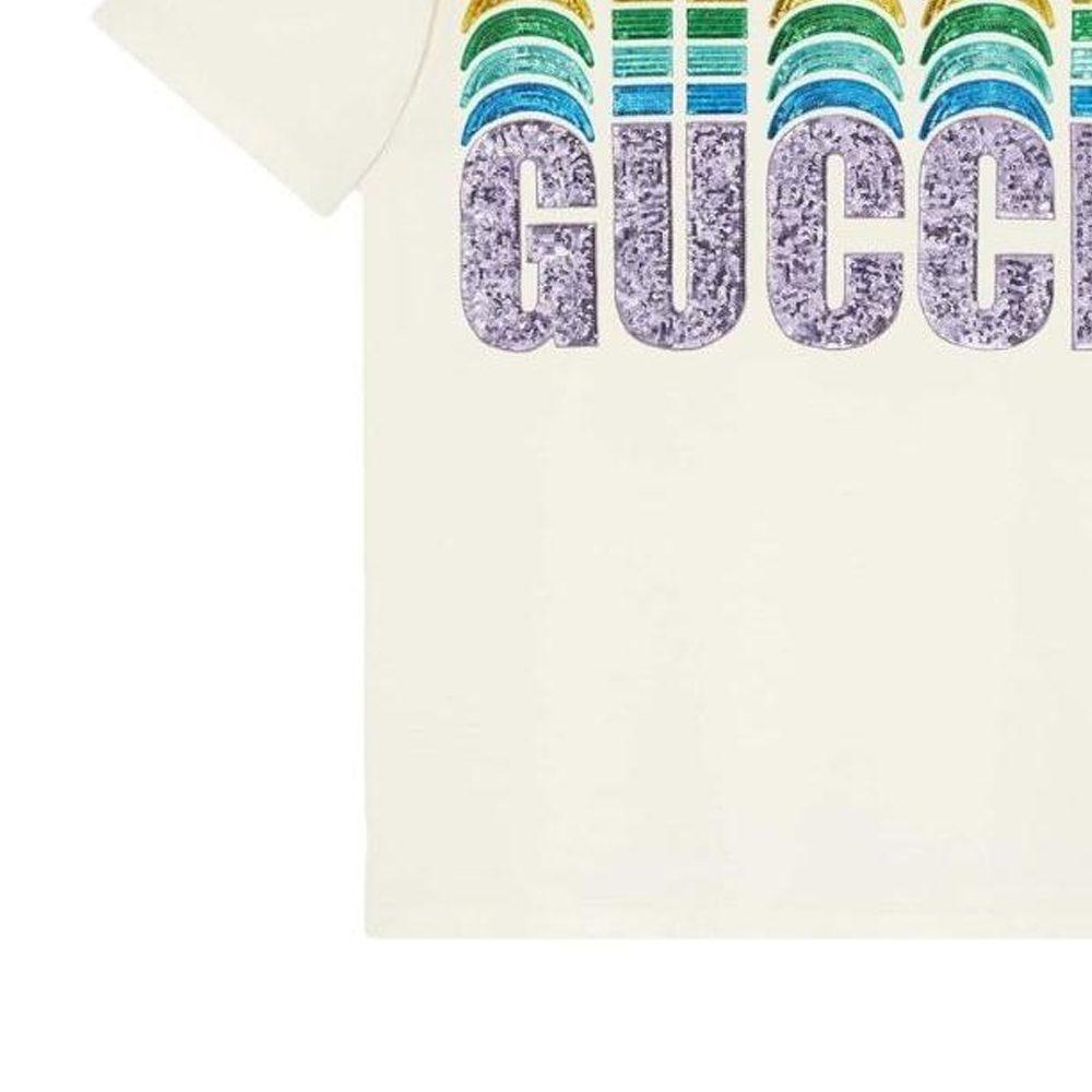 Gucci SS23 T Shirt Women's Beige 717422-XJEVP-9088