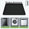 32"x30" Silicone Anti-Vibration Washing Machine Mat for Floor Protection