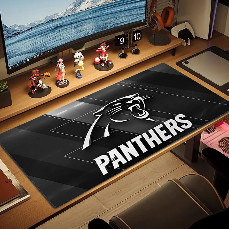Carolina Panthers Mauspads Großes Gaming-Tischkissen Rutschfestes Laptop-Tablet Großes Mauspads XXL Matte Mini-PC-Spielmatte Mit Verriegeltem Rand