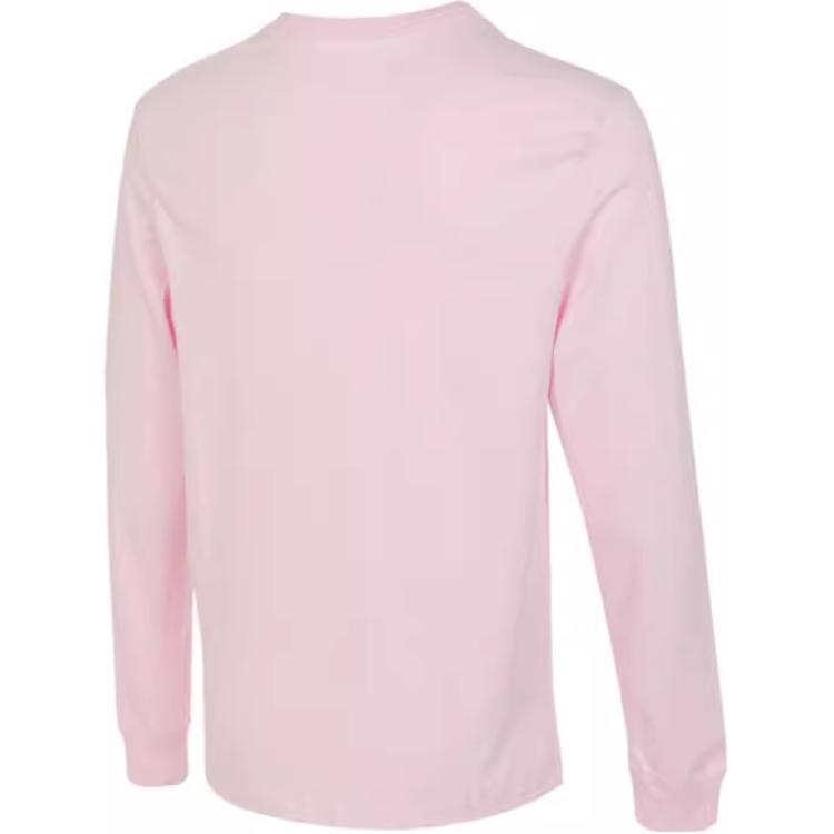 Nike Valentines Day Series Solid Color Crew Neck Casual Long Sleeve T-Shirt Men Tops Foam-Pink FV3994-663