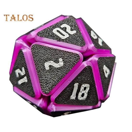 

Squishable D20 Fidget Dice Портативные дорожные 3D-напечатанные игральные кости Сенсорная игрушка Многосторонние игральные кости Реквизит для взрослых Семейная вечеринка Настольная игра Реквизит фиолетовый