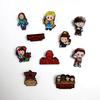 Stranger Things Pin Set Creative Cartoon Vecna Eleven Will Brooch Backpack Decoration Gift