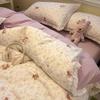 Class A 100% Cotton, Pure Cotton Quilt Cover, Bed Sheet, Bed Hat, Student Dormitory Bed, Universal In All Seasons 4