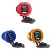 Premium Quality 12v/24v Car Cigarette Lighter Socket Plug Dual Usb Charger Adapter With Led Voltmeter