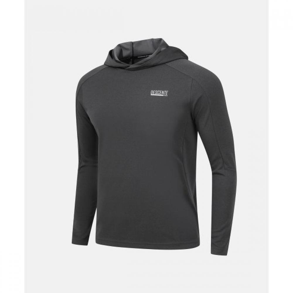 

Футболка DescenTe Training Slim FiT Hoodie, цвет: угольно-серый CHC0CHARCOALGREY/100