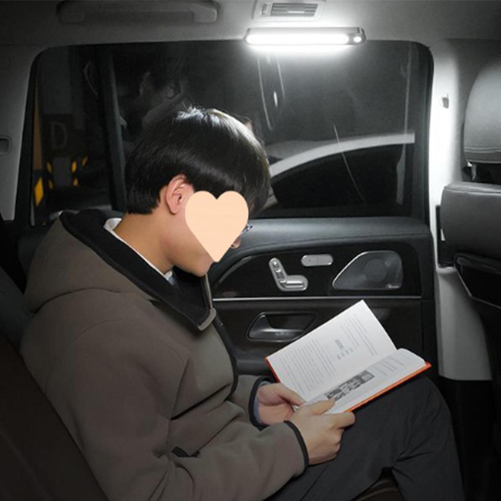 Car Sensor Light for Floor Trunk Hood Magnetic High Brightness Auto Ceiling Lamp Interior LED Bars Lighting car accessories