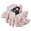 Floral Printed Scrim Bubble Hair Clip For Women Soft Breathable Fabric Elegant Updos Styling Accessory
