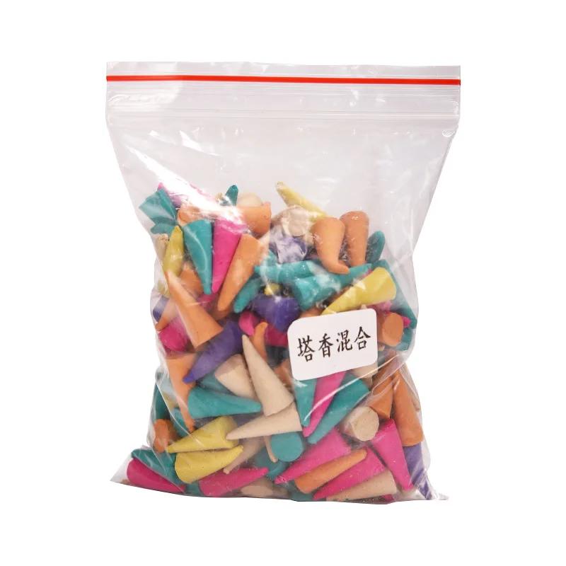 

200 Grain/Bag Handmade Cone Incense/Sandalwood Agarwood Mosquito Repellent Indoor Aromatherapy Air Purification and Odor Removal mixed-200 grain