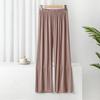 Women's High Waist Korean Style Wide-Leg Modal Pants - Versatile Summer Casual Straight-fit Trousers