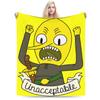 Lemongrab  Stuff Blankets Ultra-Soft Flannel  Throw Blanket Cozy Rug Piece